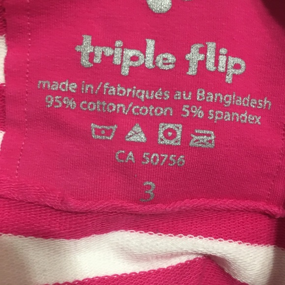 Triple flip crew neck (fits actual size 8) - Picture 4 of 4